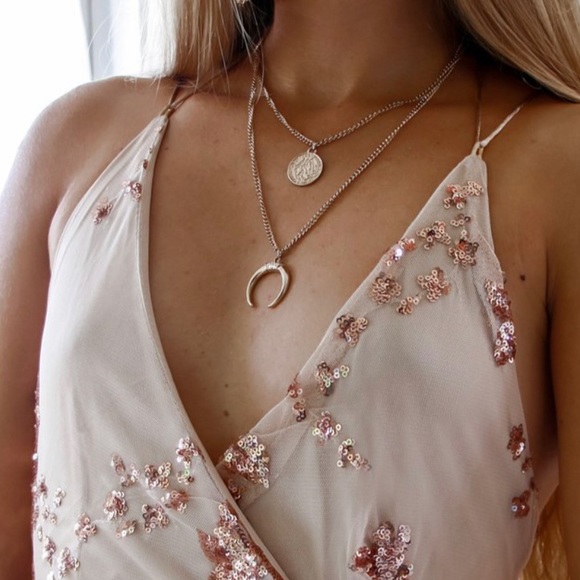 Stunner Boutique | Tan w/ Rose Gold Sequins - Picture 3 of 7